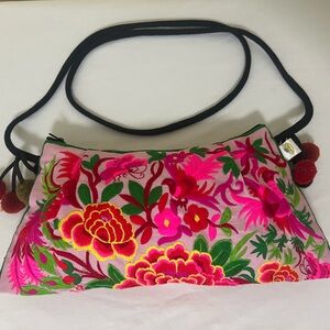 Handmade Embroidered Thai Crossbody bag